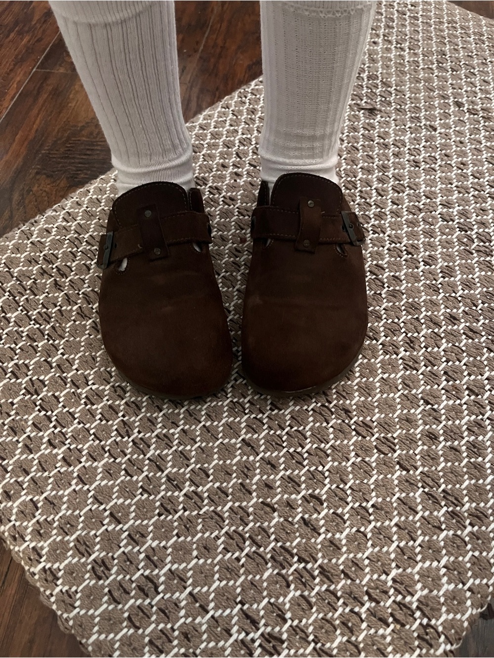 American Eagle Outfitters Brown Suede Slip-On Loafers